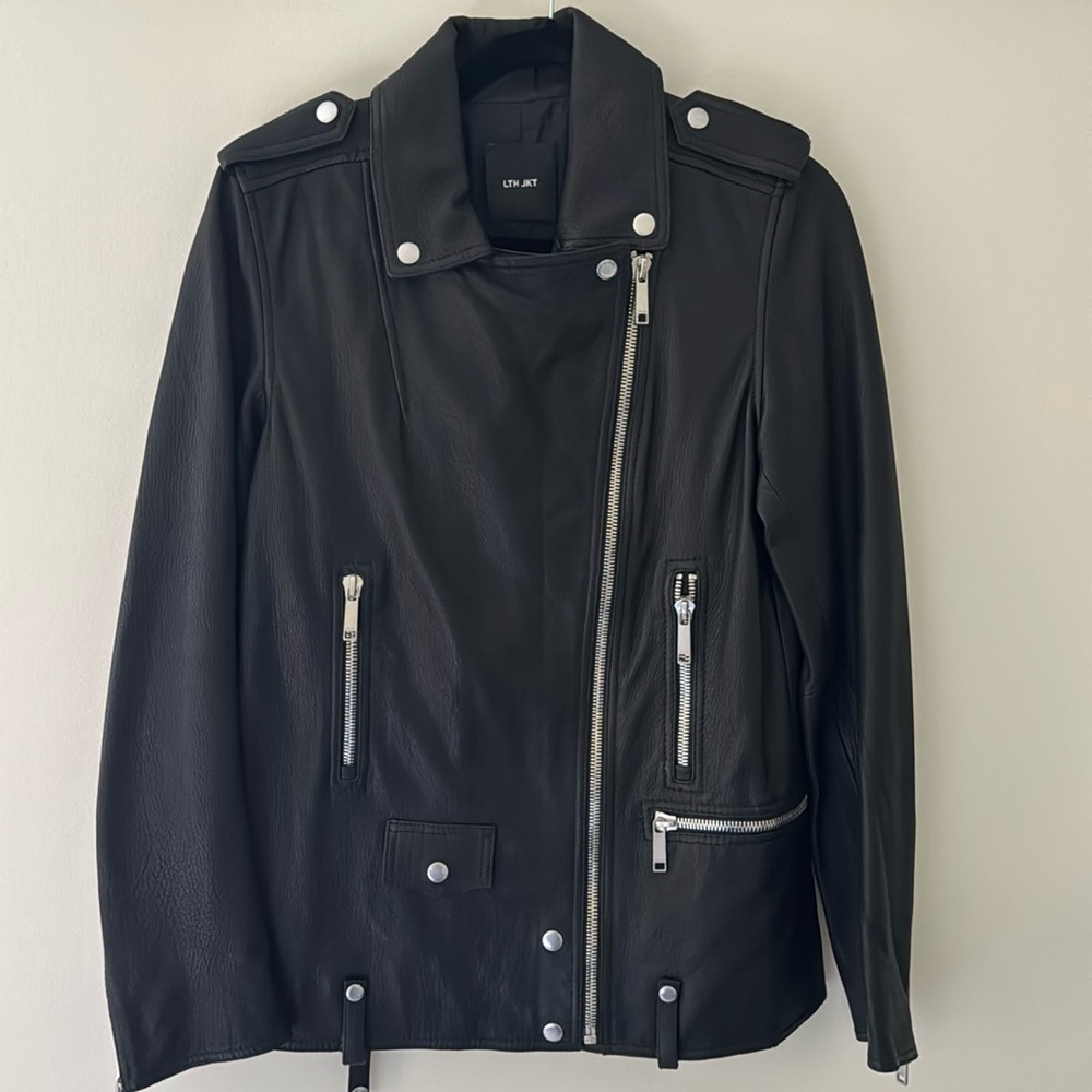 LTH JKT Emi Boyfriend Leather Jacket. New without tags